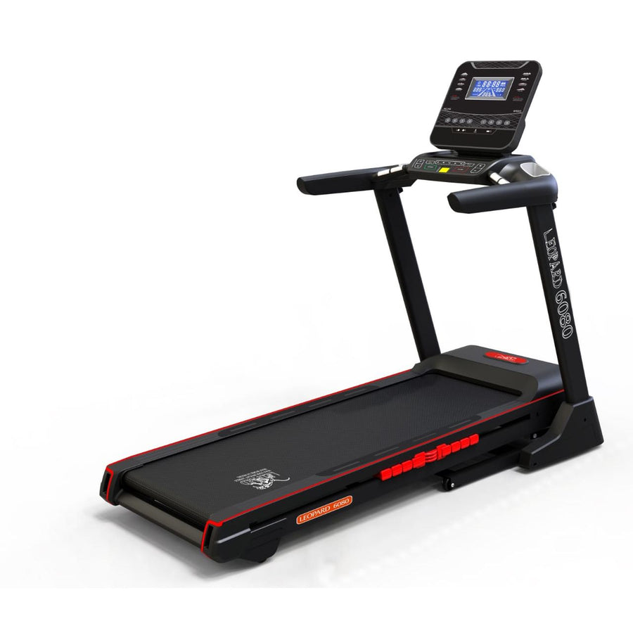 Foldable AC motor treadmill, representative of home gym equipment that needs regular maintenance