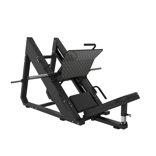 Precor angled leg press 45 degree plate loaded for legs and glutes gym training