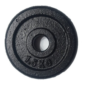 Standard narrow opening weight plates 0.5 to 5 kg for adjustable dumbbell sets