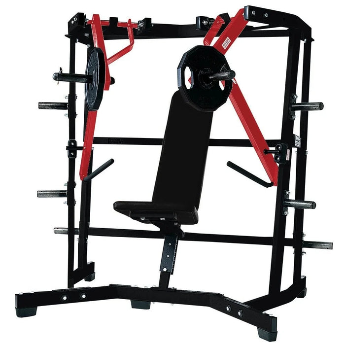 Hammer Strength wide chest press plate loaded machine for upper body training