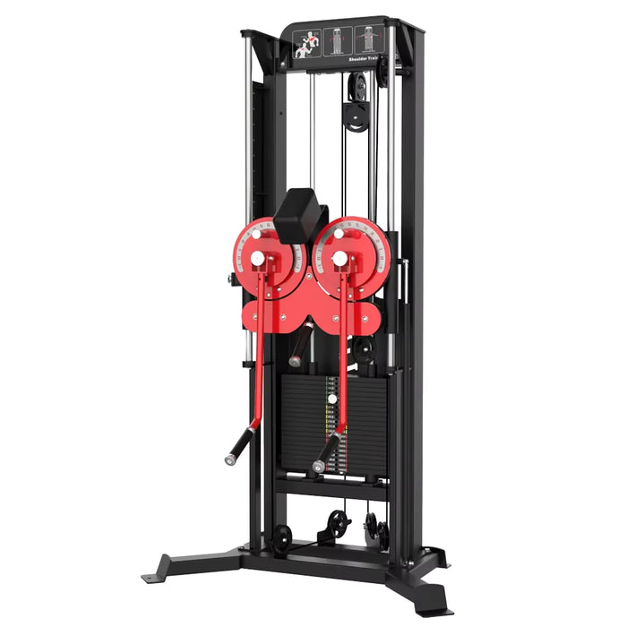 Standing multi flight cable machine 110 kg weight stack for full body workouts