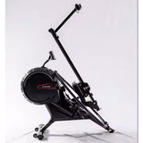 Dual handle rowing machine compact foldable design for home gym cardio training