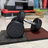 Black Round Dumbbells per kg
