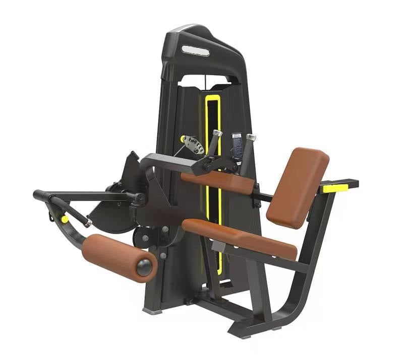 Precor Icarian seated leg curl plate loaded machine for hamstring isolation training