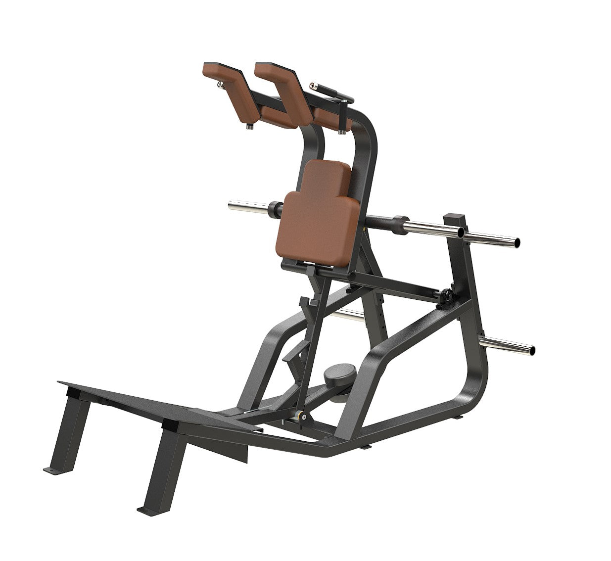Precor super squat plate loaded machine for legs and glutes commercial gym training