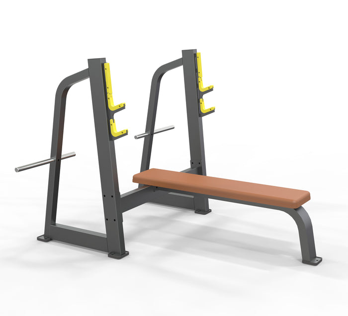 Precor Olympic seated bench commercial grade for shoulder press and free weights