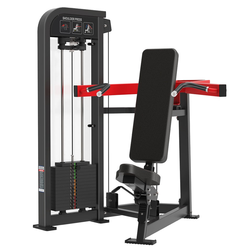 Life Fitness Pro 2 shoulder press machine 100 kg stack for upper body workouts