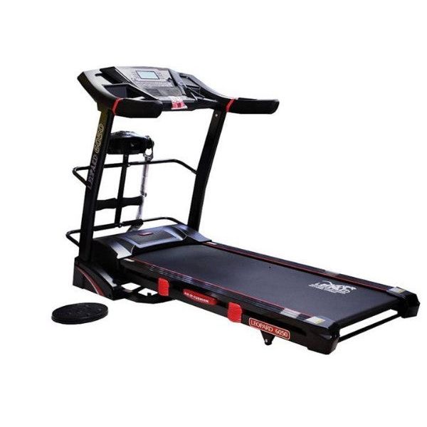 Leopard 6050M AC treadmill 4HP motor with blue display screen