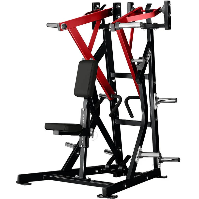 Hammer Strength low row plate loaded machine for back and lats commercial gym