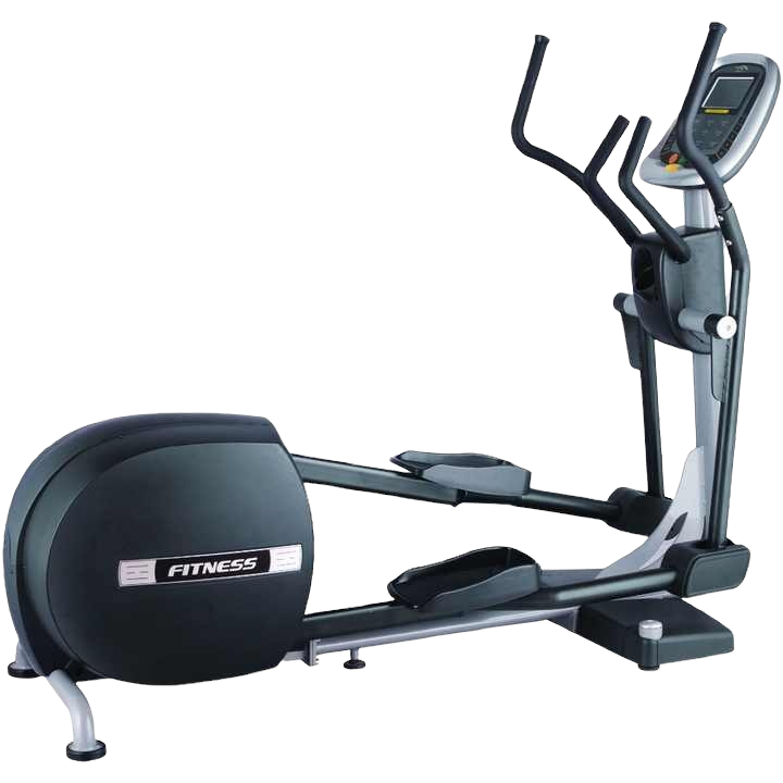 Full commercial elliptical cross trainer with console for gym cardio training