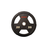 Life Fitness Olympic weight plates 2.5 to 25 kg for barbell strength workouts