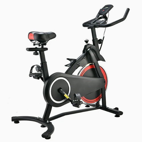 Spinning indoor cycling bike with 8 kg flywheel for home cardio HIIT workouts
