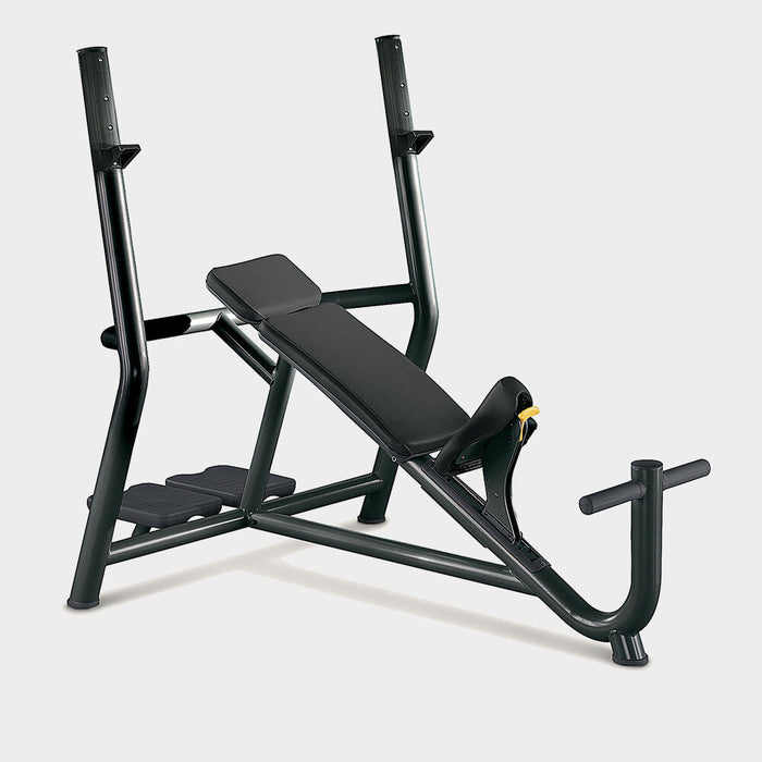 Technogym Olympic incline bench commercial grade for upper chest barbell press