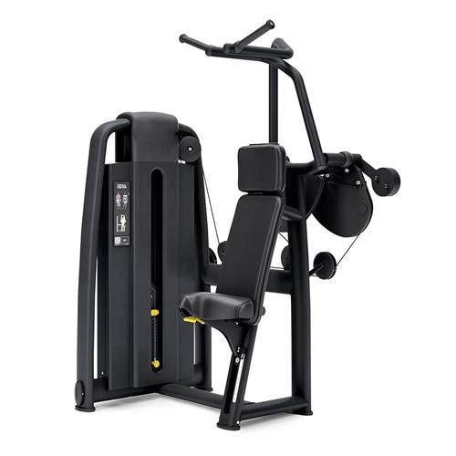 Technogym vertical traction lat pulldown machine 110 kg stack for back workouts